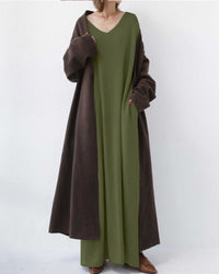 Summer Maxi Dress made of Cotton-Linen Blend – Sorella