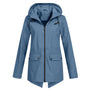 Trendige Damen Regenjacke mit Kapuze - Liora