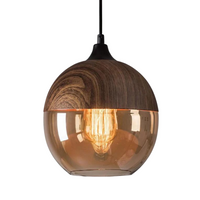 Stilfuld skandinavisk loftslampe i træ - NordLuna