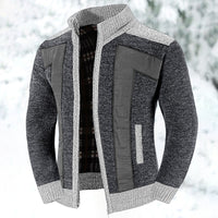 Wollweste mit Reißverschluss und Pullover - Leon