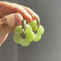 Gold-plated Flower Earrings - Valeria