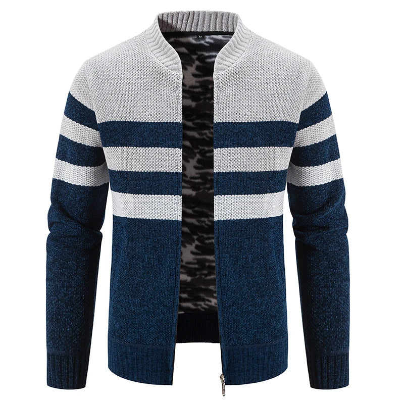 Men's Striped Autumn Sweater – Tobias