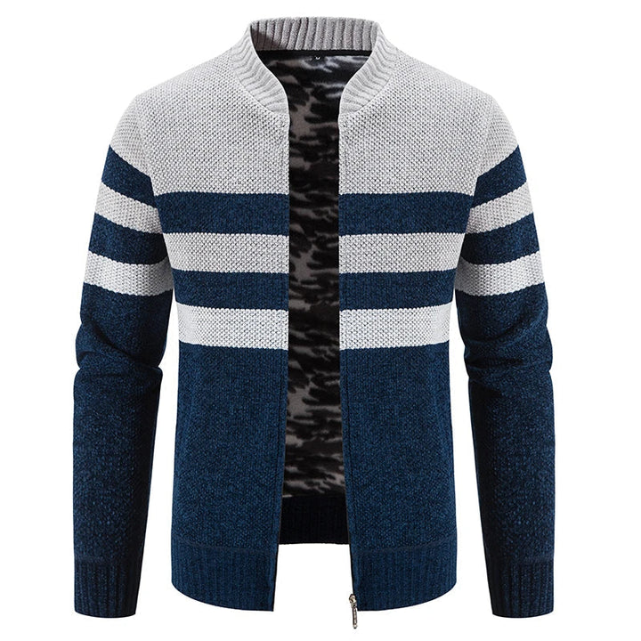 Men's Striped Autumn Sweater – Tobias