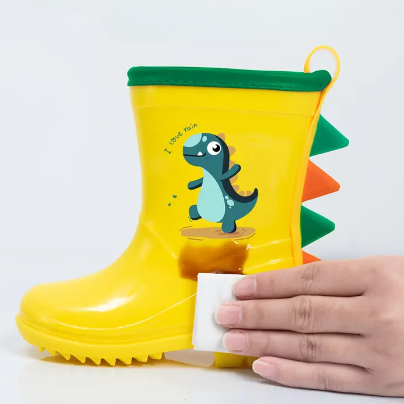 Botas de goma infantiles coloridas con motivos de animales – Leo