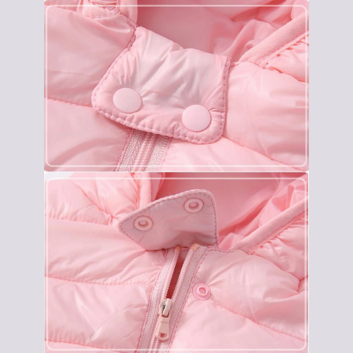 Chaqueta impermeable para niños estilo plumón con diseño de caricatura – Miro