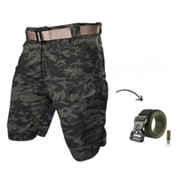 Herre cargo-shorts med 7 lommer og gratis bælte – Taro