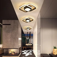 Modern LED ceiling light with double ring design – Twilight Rings