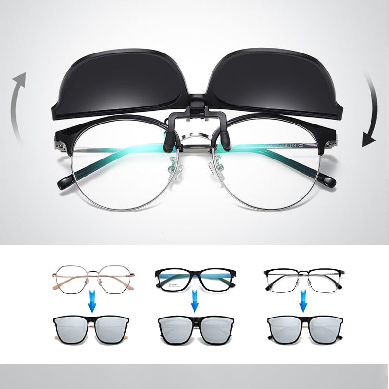Polarized Sunglasses Clip for Eyeglass Wearers – Felix
