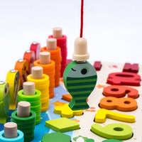 Montessori Toddler Play Board - Wooden Play Safari