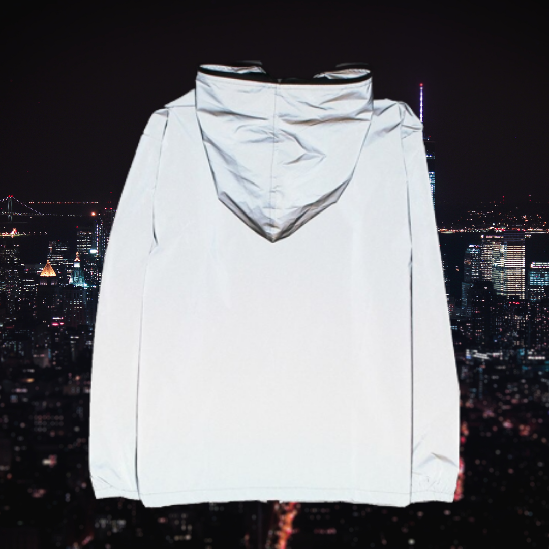 Chaqueta de abrigo para mujer moderna reflectante con efecto 3M – Leona