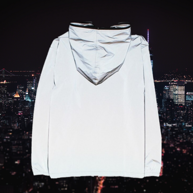 Chaqueta de abrigo para mujer moderna reflectante con efecto 3M – Leona