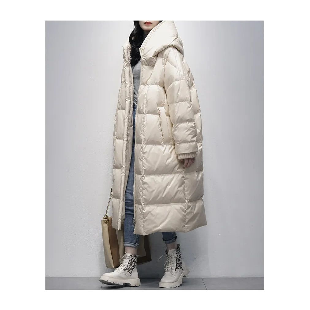 Long Padded Women's Winter Coat - Amara