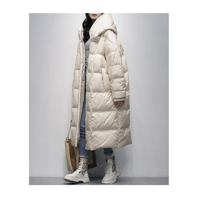 Long Padded Women's Winter Coat - Amara