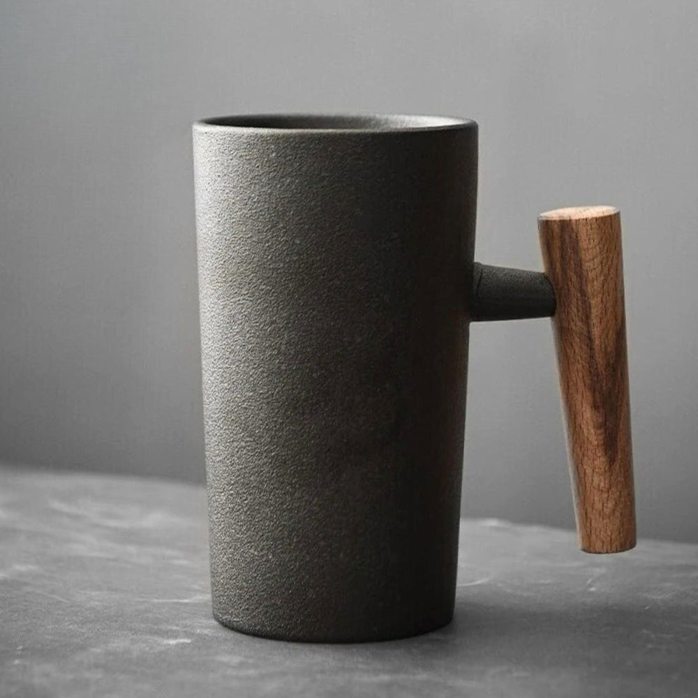 Nordisk latte-kop med jordforbundet design – NatureSip