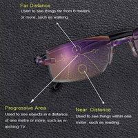 Advanced Anti-Blue Light Multifocal Reading Glasses - SapphireView