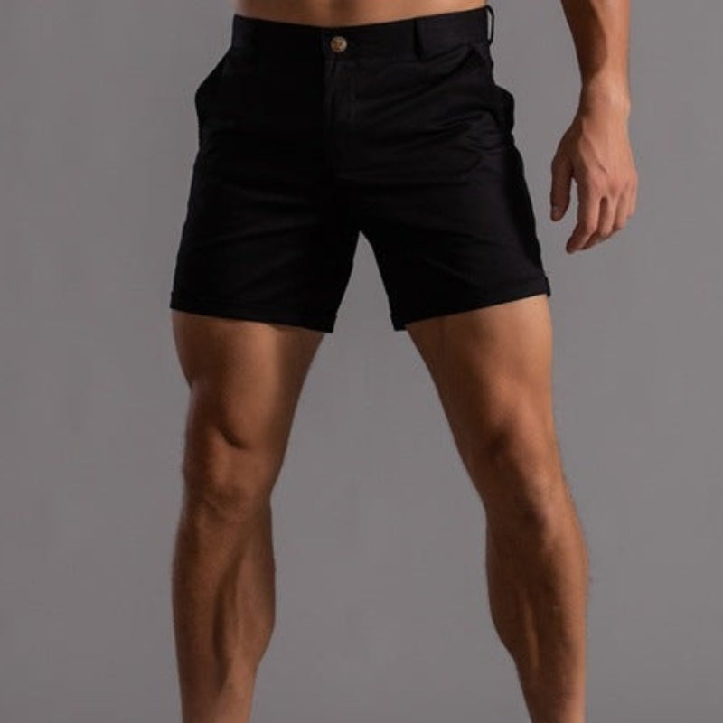 Moderne slim-fit chino-shorts til herrer – Emil