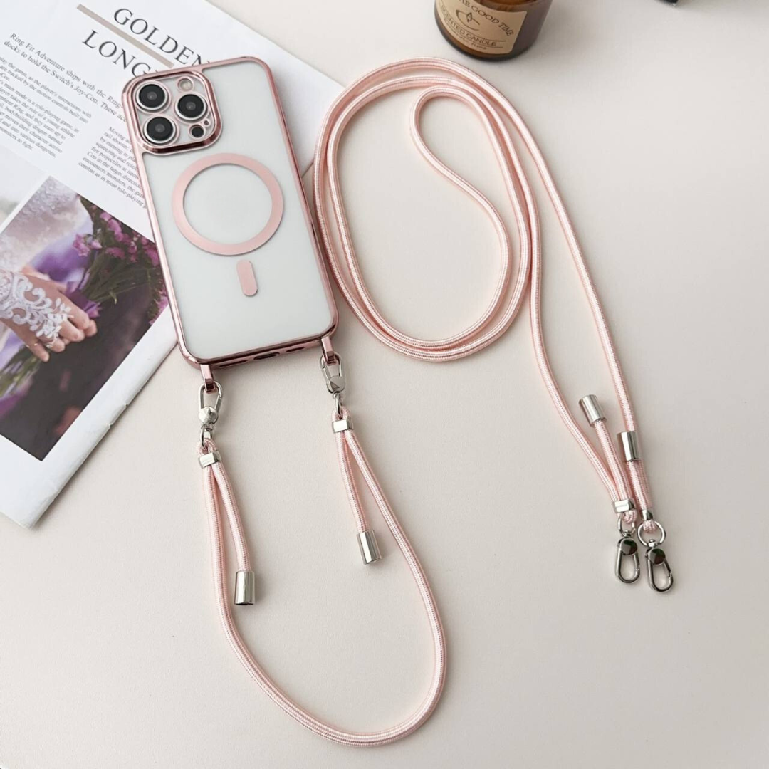 Funda colgante MagSafe para iPhone con correa de transporte – Halo (1+1 GRATIS)