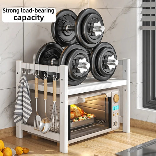 Kitchen Microwave Shelf Multilayer Spice Organizer Rust-Resistant – CookRack