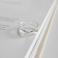 Adjustable Double-Line Ring – Lina