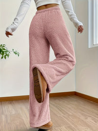Myk Teddy Sherpa Loungebukse for damer – Noémie