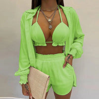 Stylish 3-piece summer outfit for beach and pool - TropenGlow
