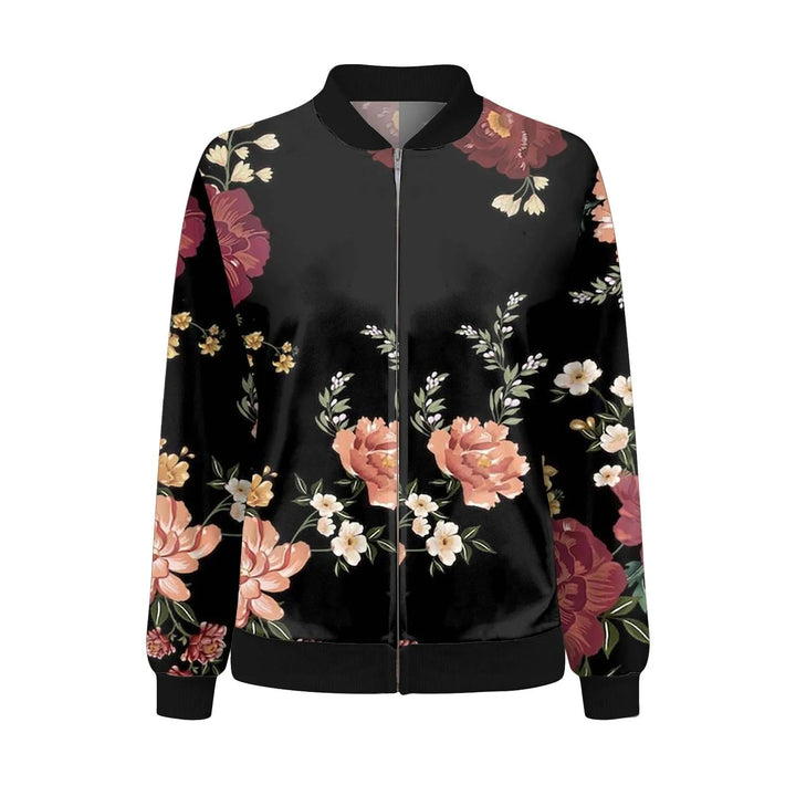 Women's summer jacket with fine floral pattern – Fiora