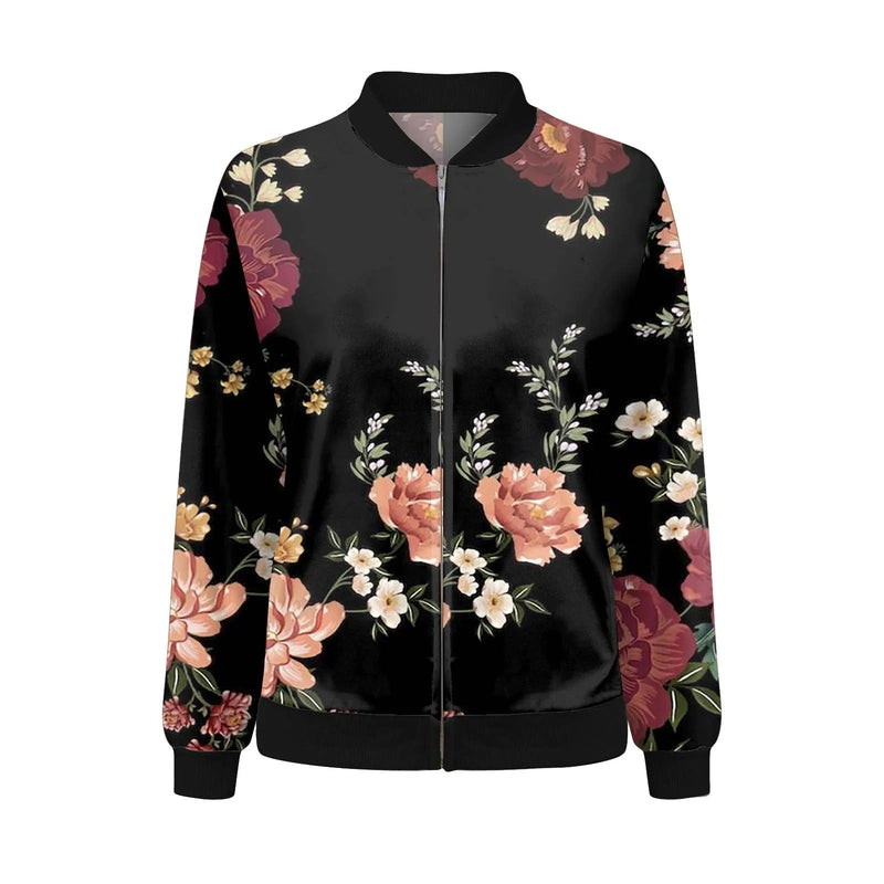 Women's summer jacket with fine floral pattern – Fiora