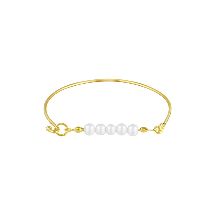 Stylish bracelet with delicate pearls – Selina