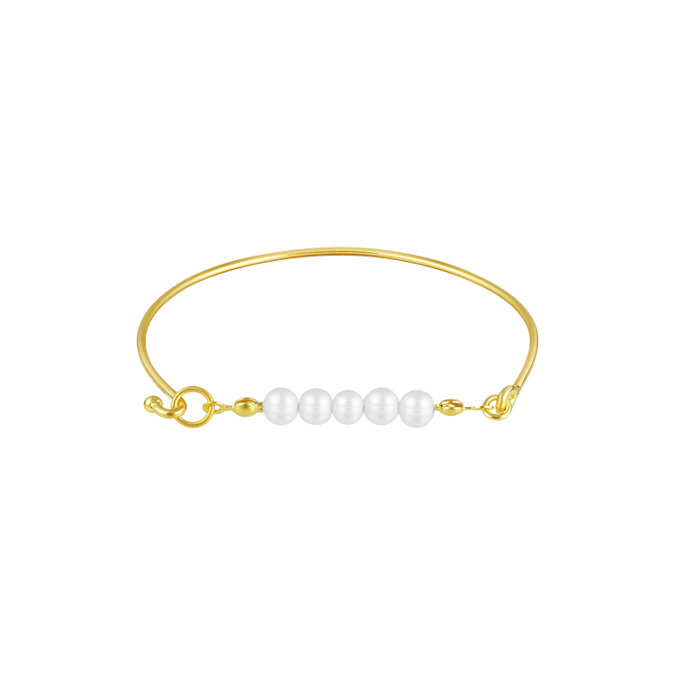 Stylish bracelet with delicate pearls – Selina