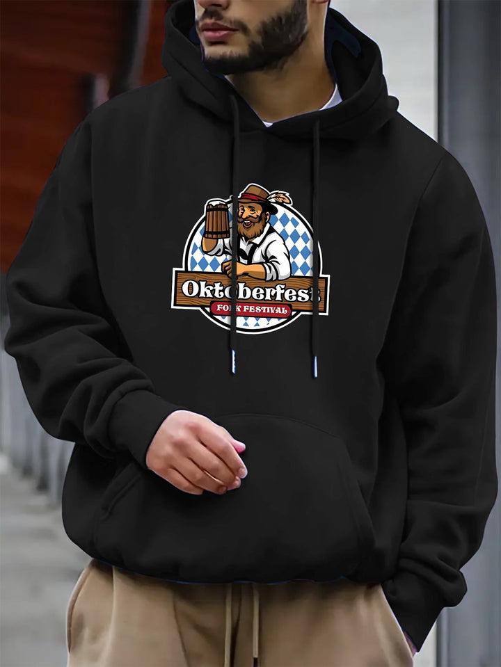 Comfortable Men's Hoodie – Thomas Oktoberfest 2025