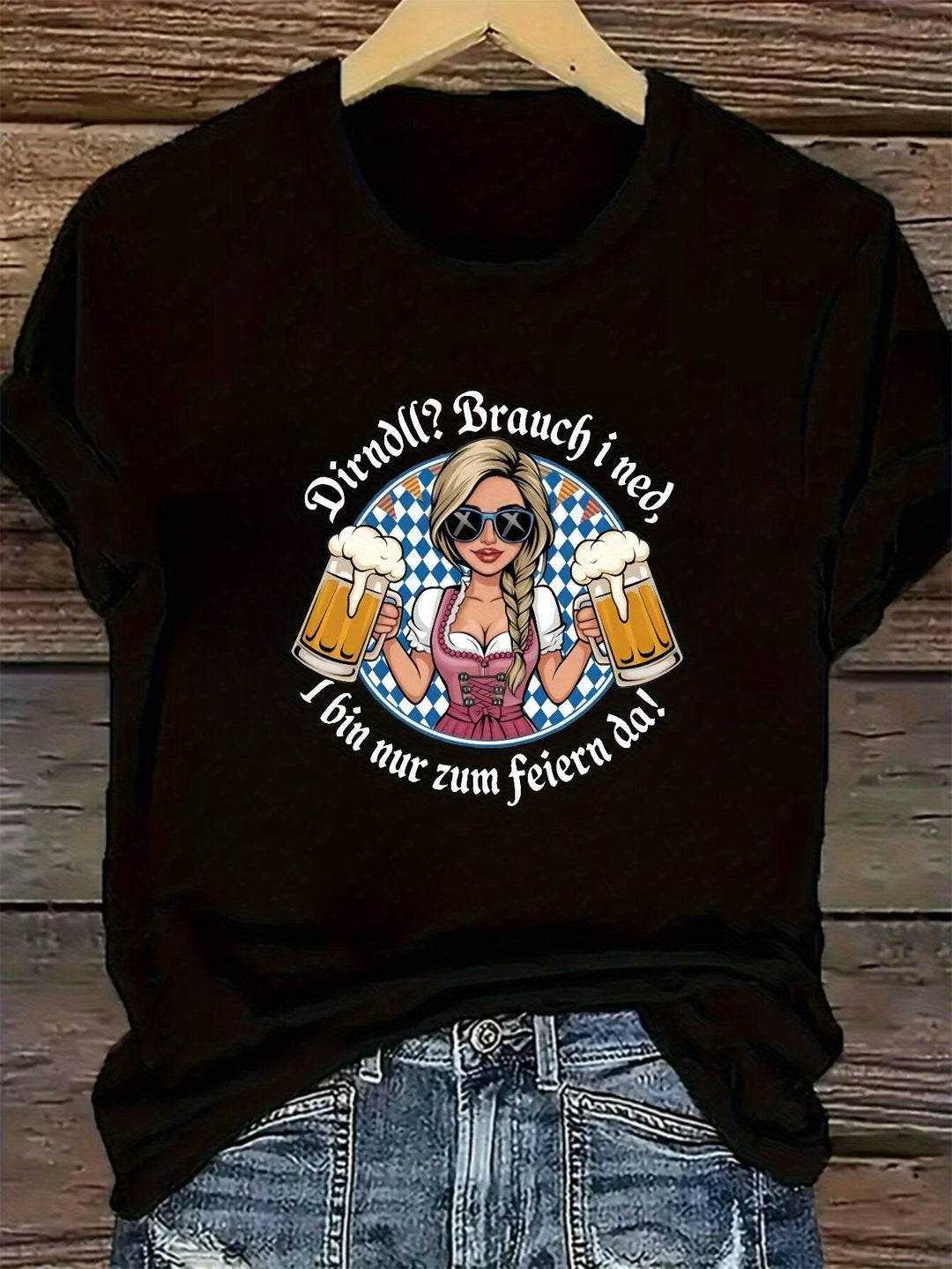 Women's Plus Size Short Sleeve T-Shirt – Liesl Oktoberfest 2025