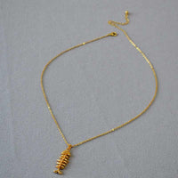 Gold-plated herringbone chain - Noelle