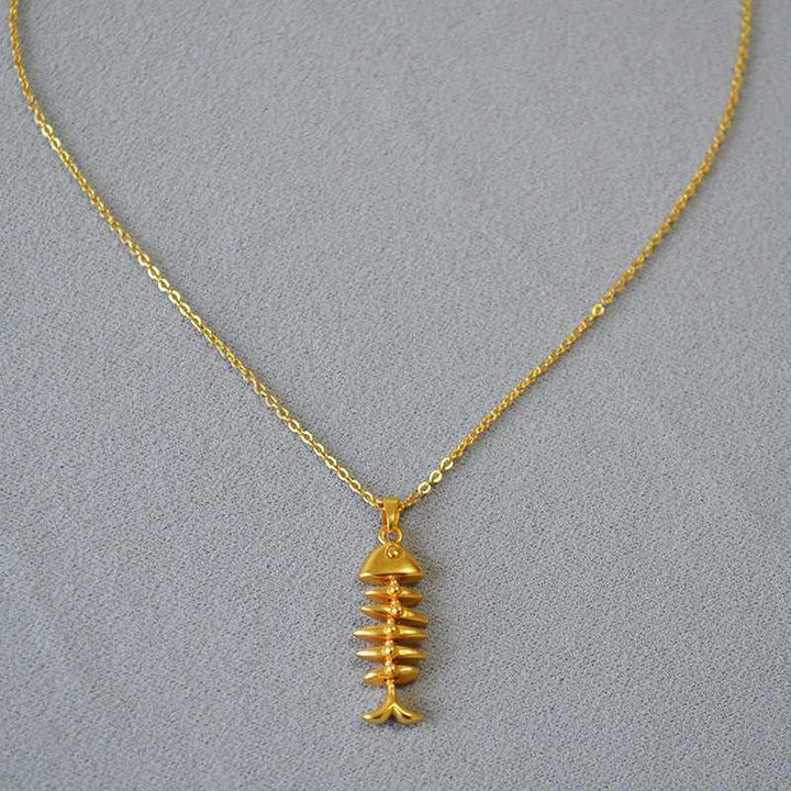 Gold-plated herringbone chain - Noelle