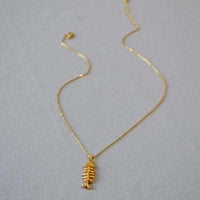 Gold-plated herringbone chain - Noelle