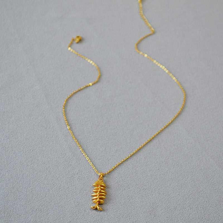 Gold-plated herringbone chain - Noelle