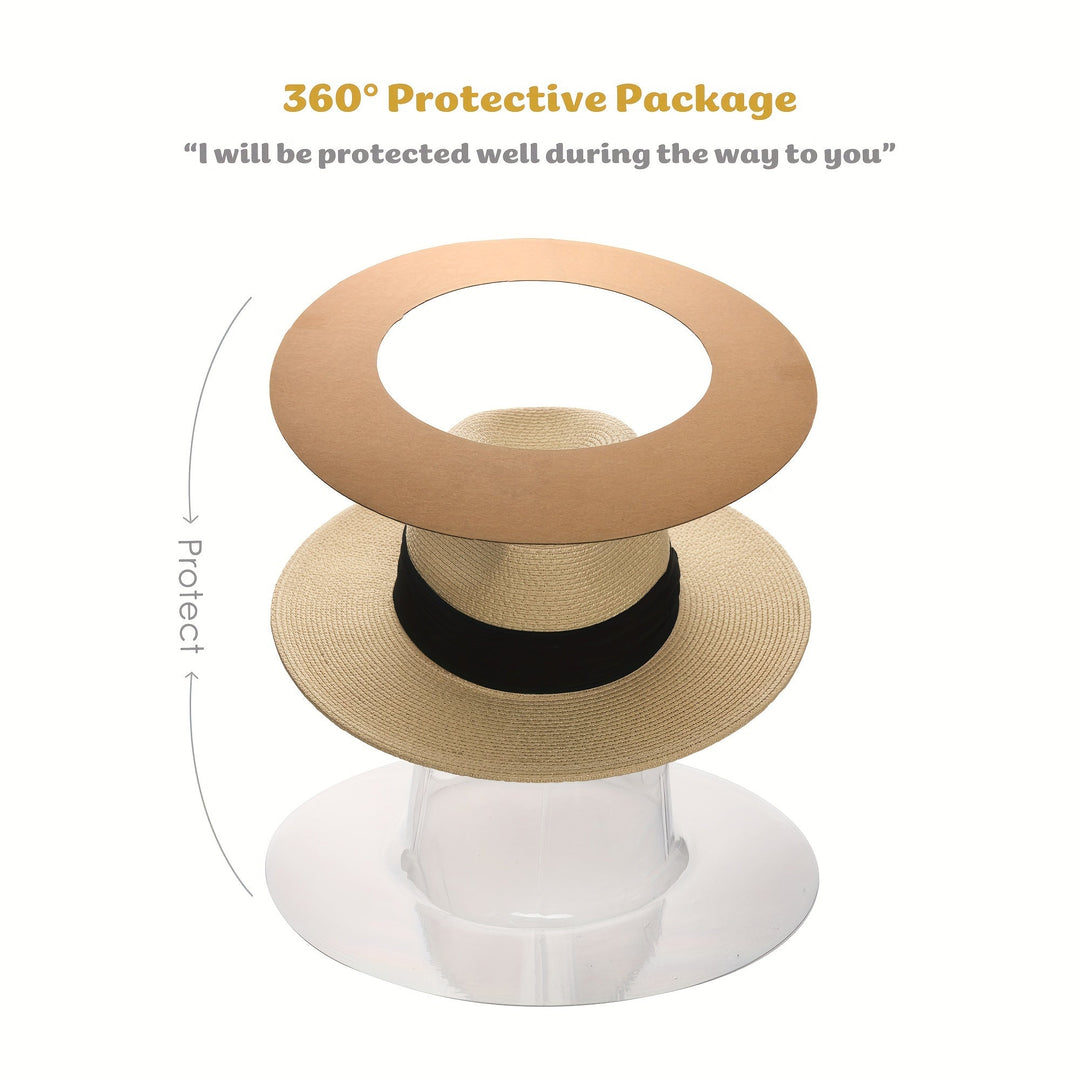 Trendy solhatt med bred brem for damer og herrer – SunShield Panama