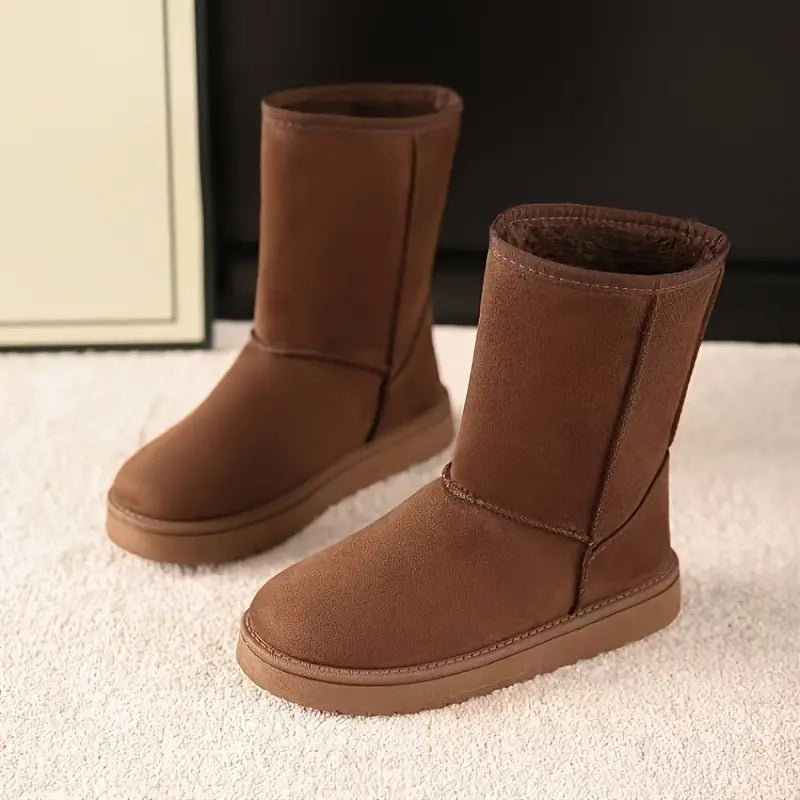 Varme slip-on støvler med fleecefor – Aria