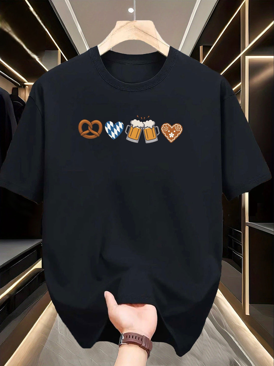 Men's Graphic T-Shirt made of 100% Cotton – Franz Oktoberfest 2025