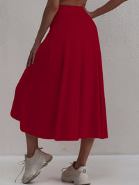 Sportlicher Rock mit hoher Taille und asymmetrischem Schnitt – Alexia