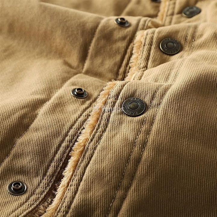 Chaqueta de invierno para hombre Gelegte para exteriores – Acolchada con forro interior de lana – Danny