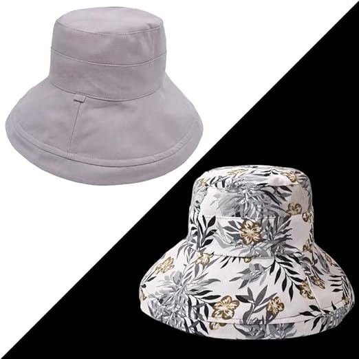 Women's sun hat with wide brim – Emilia