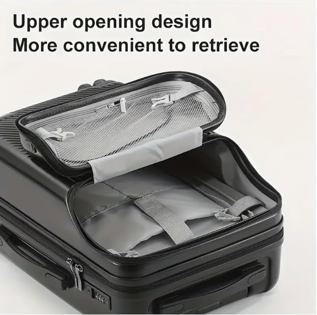 Hard skall håndbagasje med koppholder, USB-tilkobling og TSA-lås