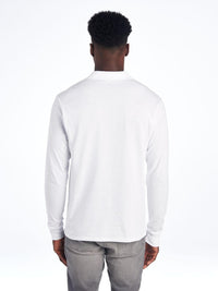 Men's Long Sleeve Polo - Mark