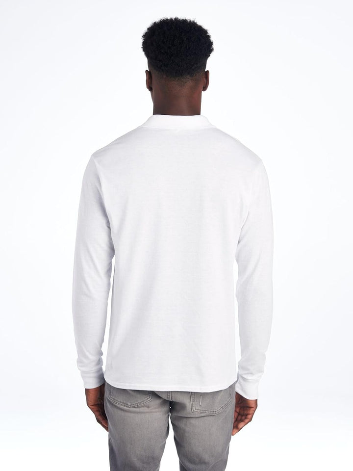 Men's Long Sleeve Polo - Mark