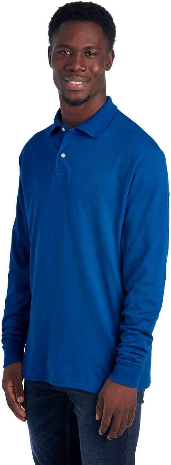 Men's Long Sleeve Polo - Mark