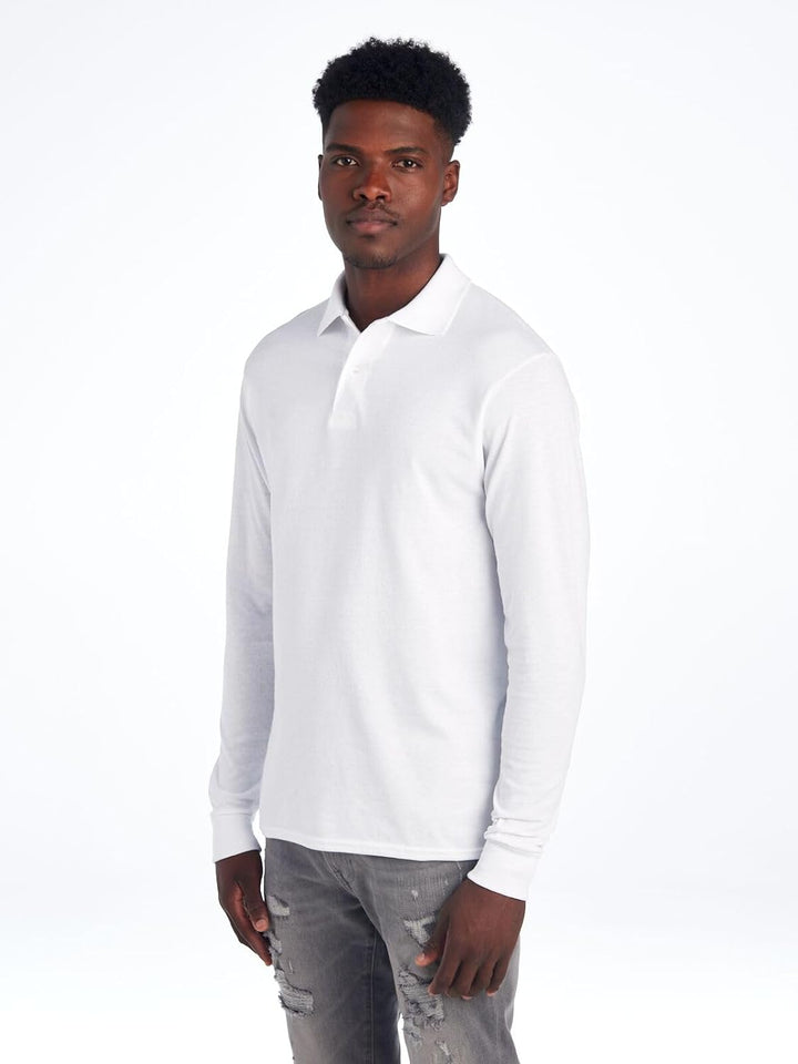 Men's Long Sleeve Polo - Mark