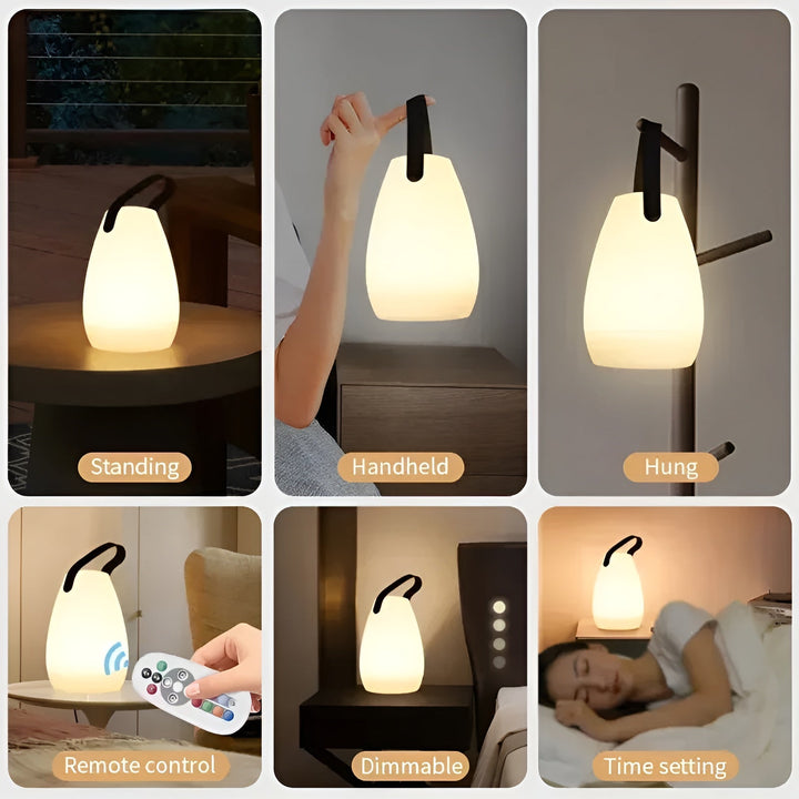 Waterproof Wireless LED Table Lamp for Indoor & Outdoor - Lumora