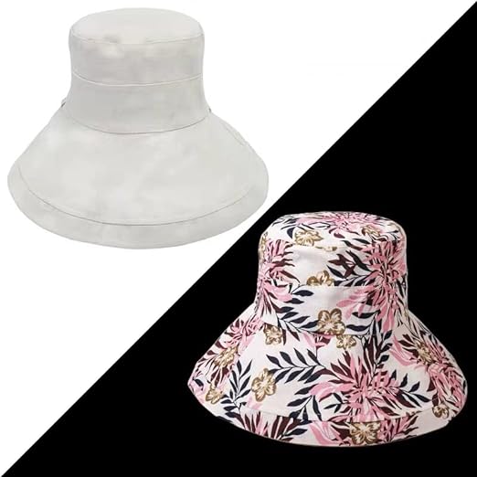 Women's sun hat with wide brim – Emilia