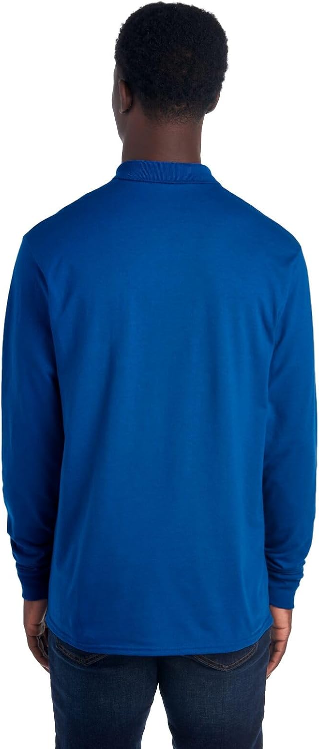 Men's Long Sleeve Polo - Mark