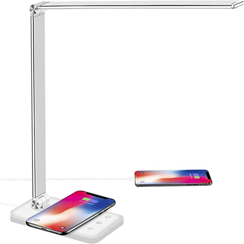 Moderne justerbar LED-skrivebordslampe med USB-opladningsport - BrightEase